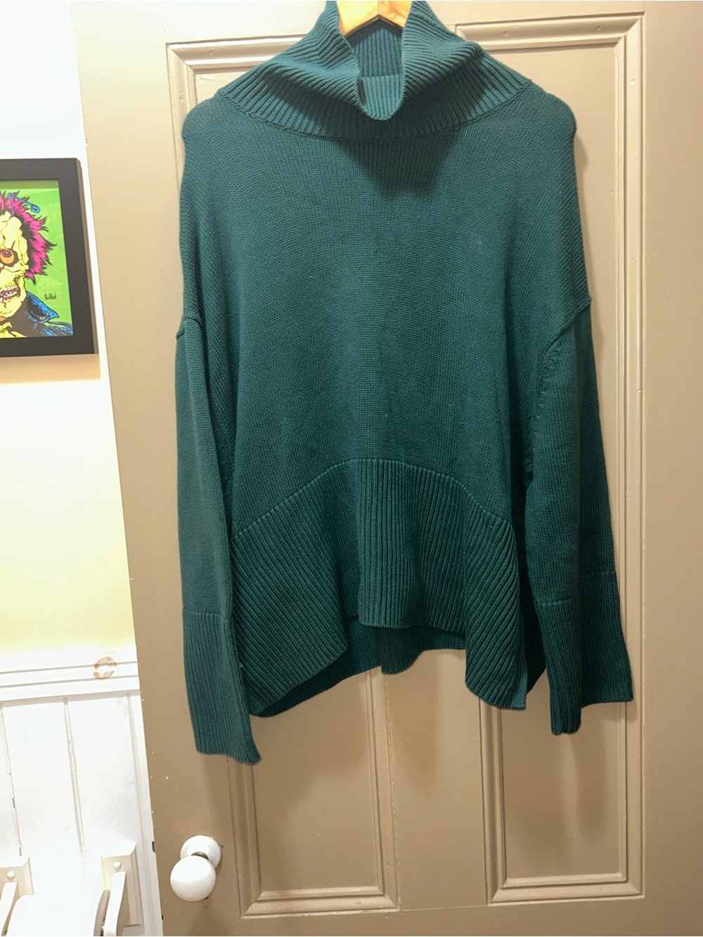 GAP Dark Teal Cowl Neck Sweater